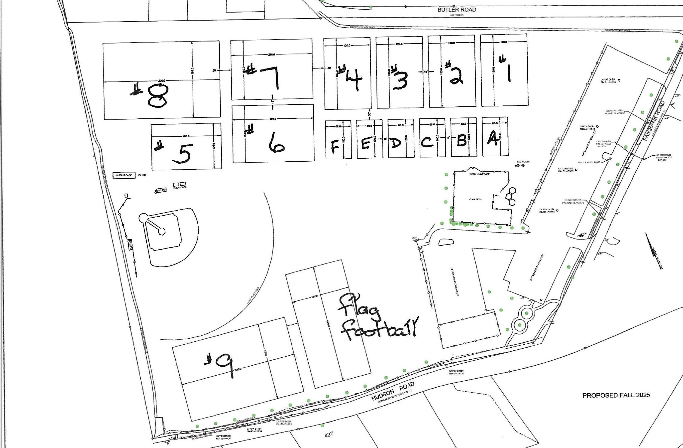 Fall 2025 haskell field layout sudbury youth soccer